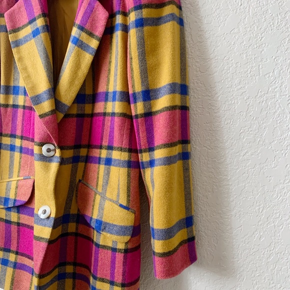 Harris/Wallace Vintage Plaid Jacket - Picture 3 of 13